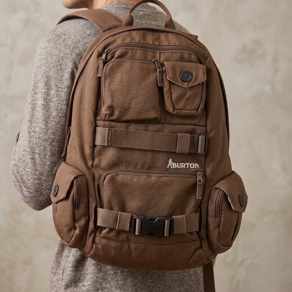 Burton Unisex The White Collection Backpack Brown Utility Y2K Gorpcore Large